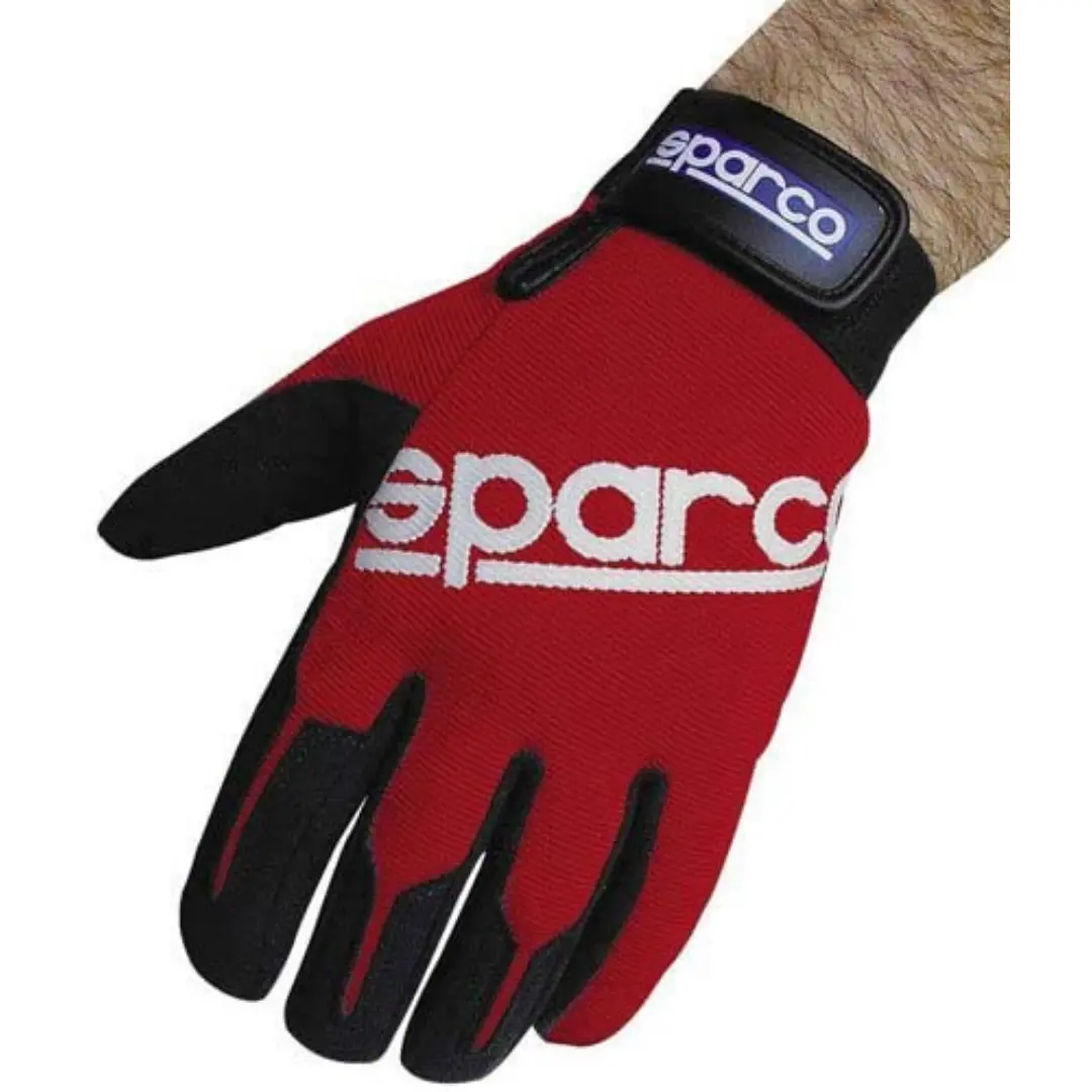 Guantes Sparco Mecánico Meca-2 Rojo 1