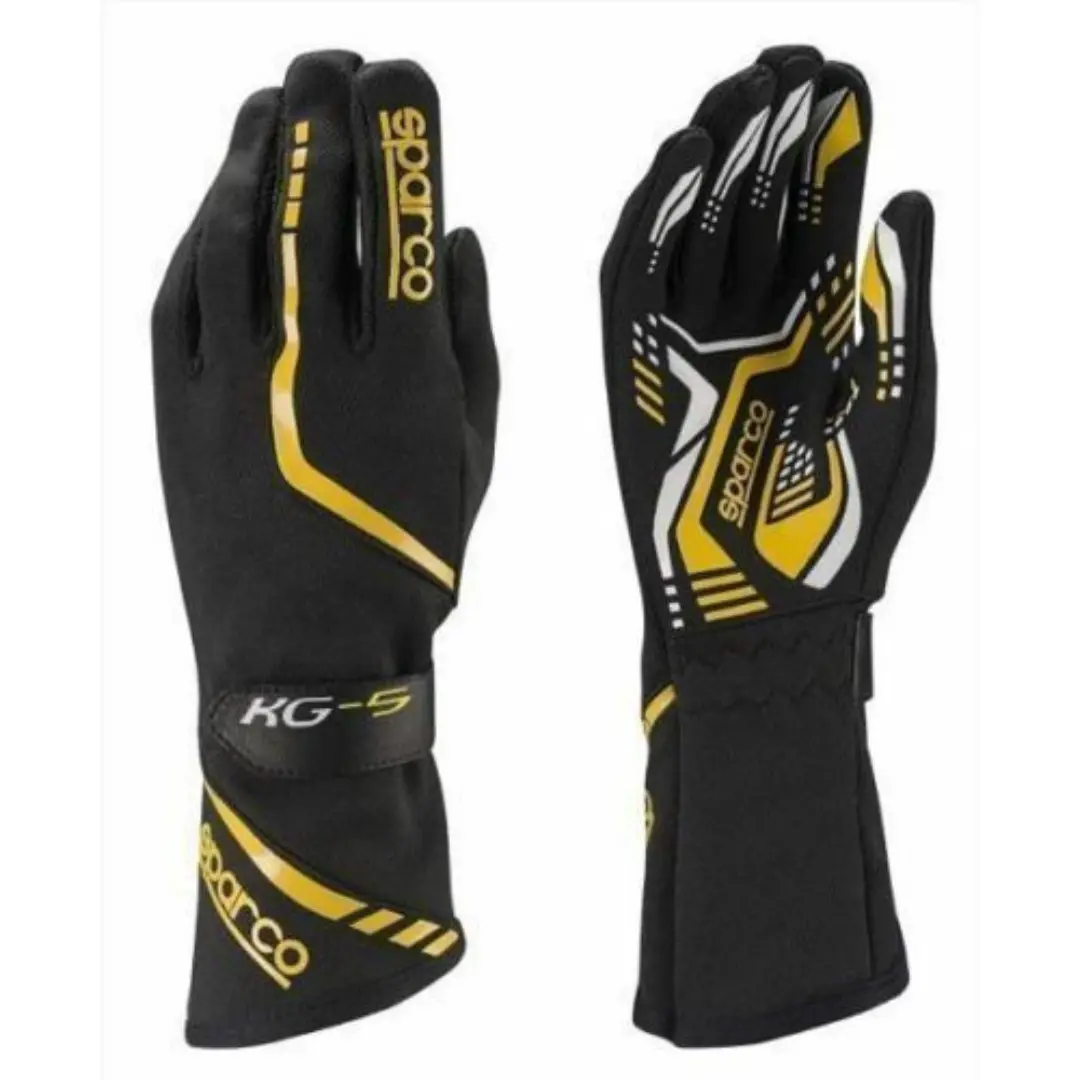 Guantes Sparco Karting Torpedo Kg-5 Negro/Amarillo 1