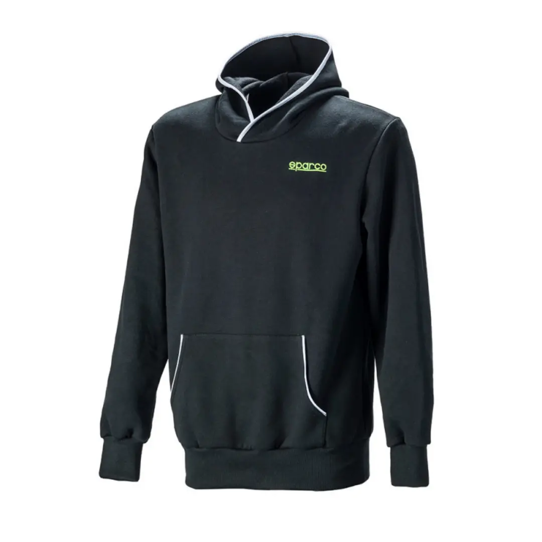 Sudadera Sparco Fashion Capucha Negro 1