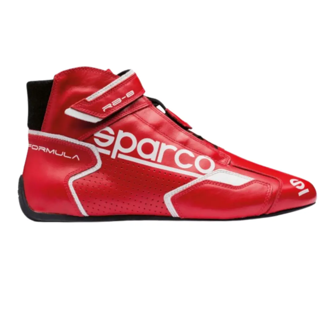 Botas Racing Sparco Fórmula Rb-8.1 Rojo/Blanco | Fia 8856-2000 1