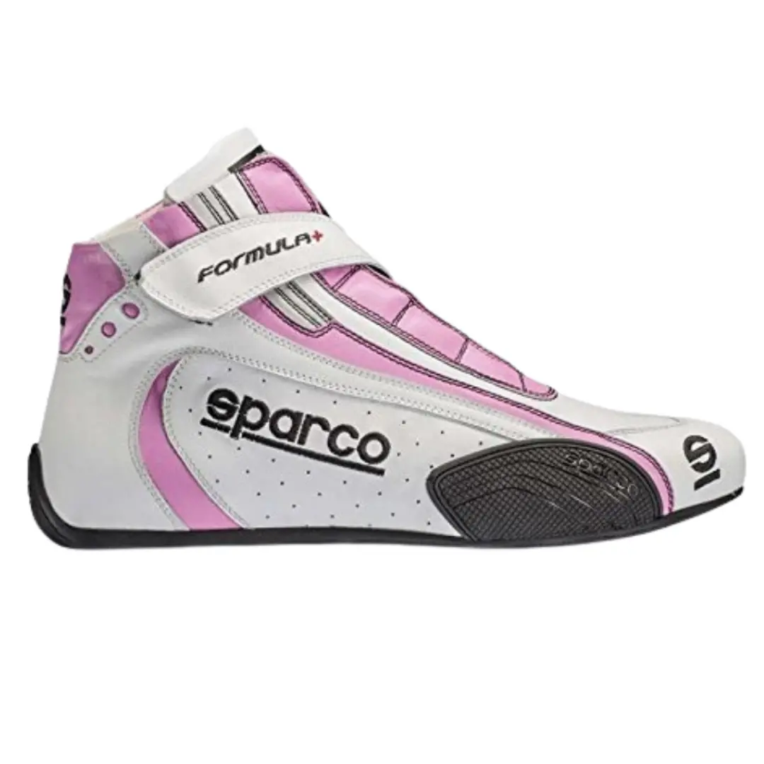 Botas Racing Sparco Fórmula+ Sl-8 Blanco/Rosa | Fia 8856-2000 1