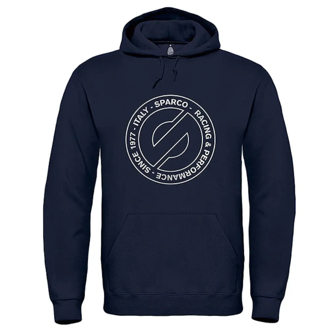 Sudadera Sparco Hoodie Performance Azul 1