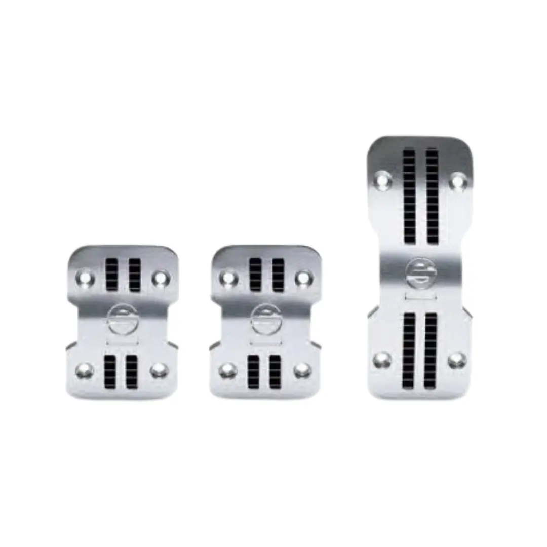 Pedal Sparco 77 Plata/Negro 1