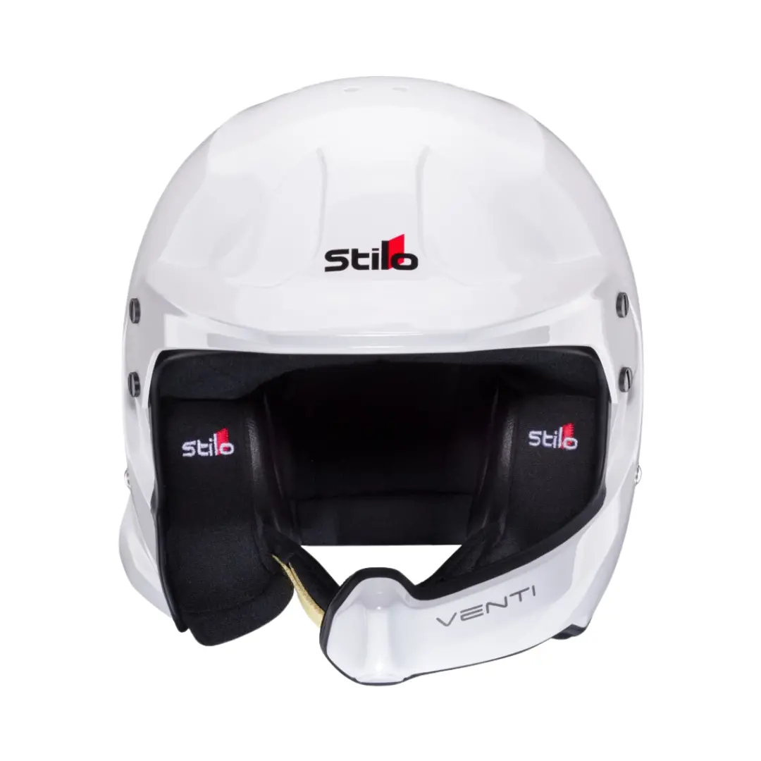 Casco Stilo Venti Wrc Composite Blanco 1 Snell Sa2020 Fia 8859-15 Y Clips Hans Fia8858-10 1