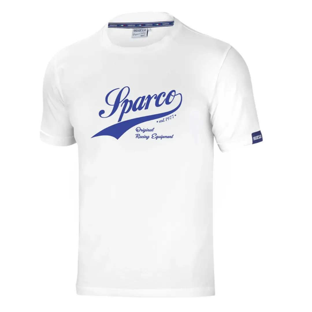 Camiseta Sparco Vintage Blanco 1