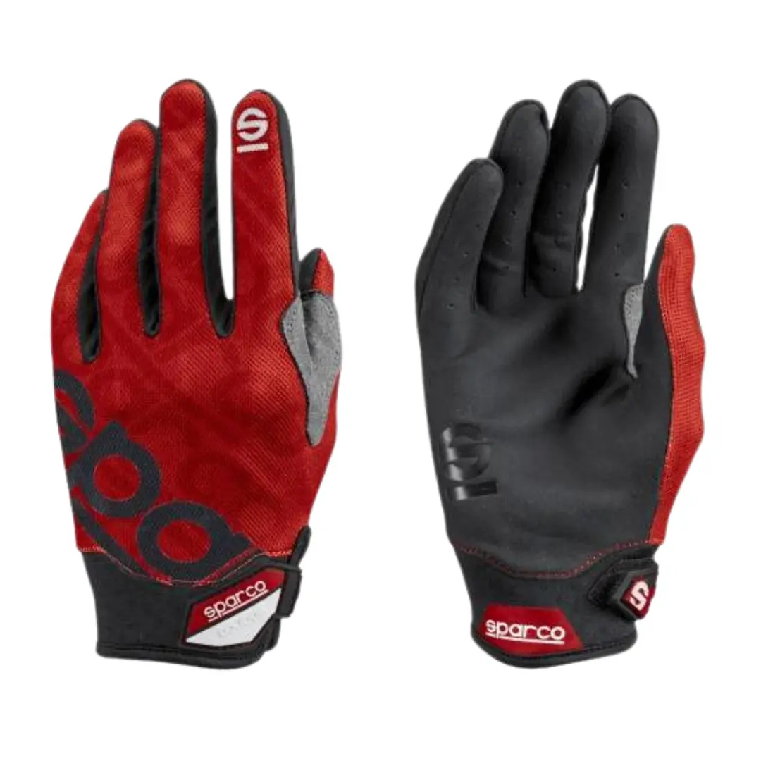 Guantes Sparco Mecánico/Gamming Meca-3 Rojo 1