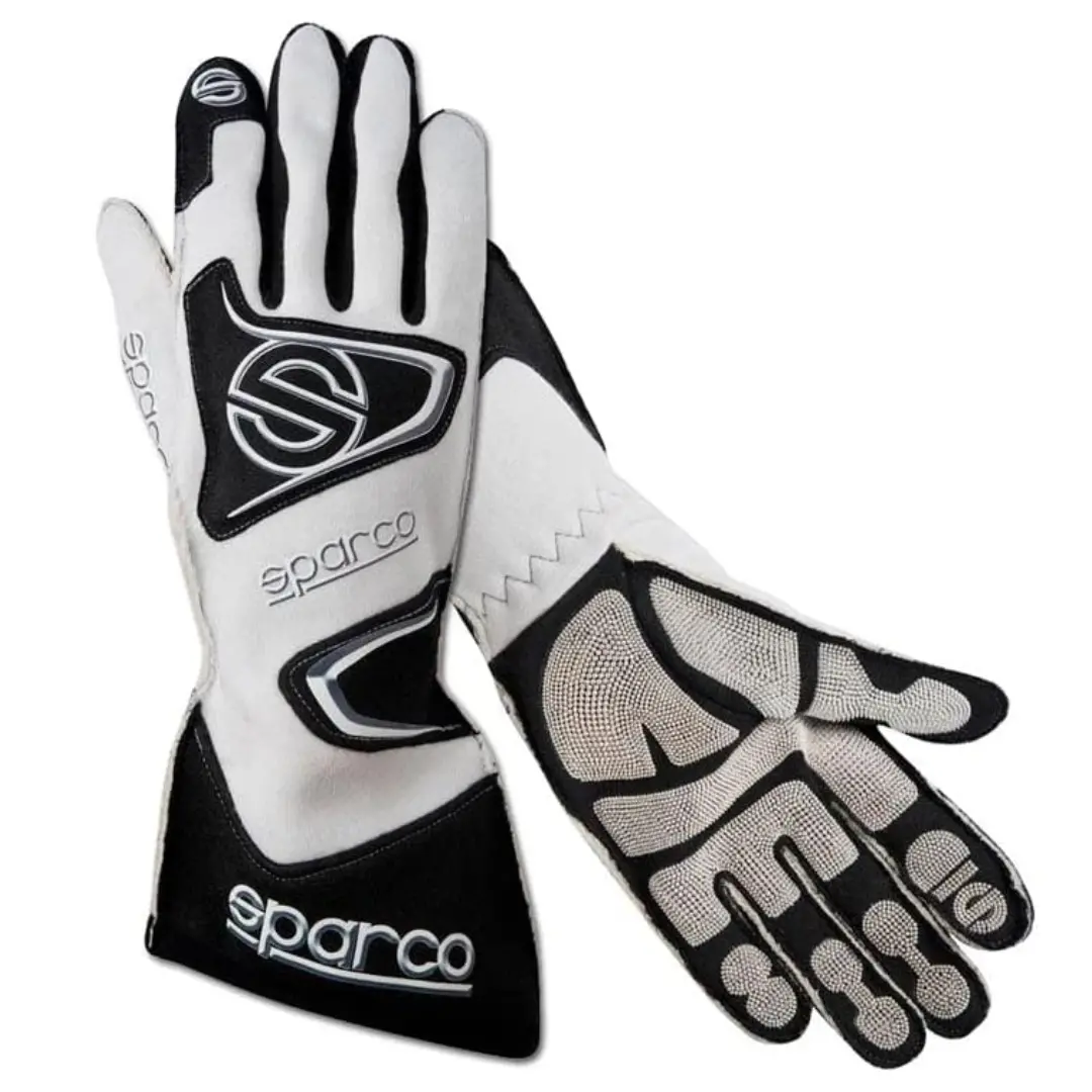 Guante Sparco Racing Tide Blanco | Fia8856-200 Con Holograma. 1
