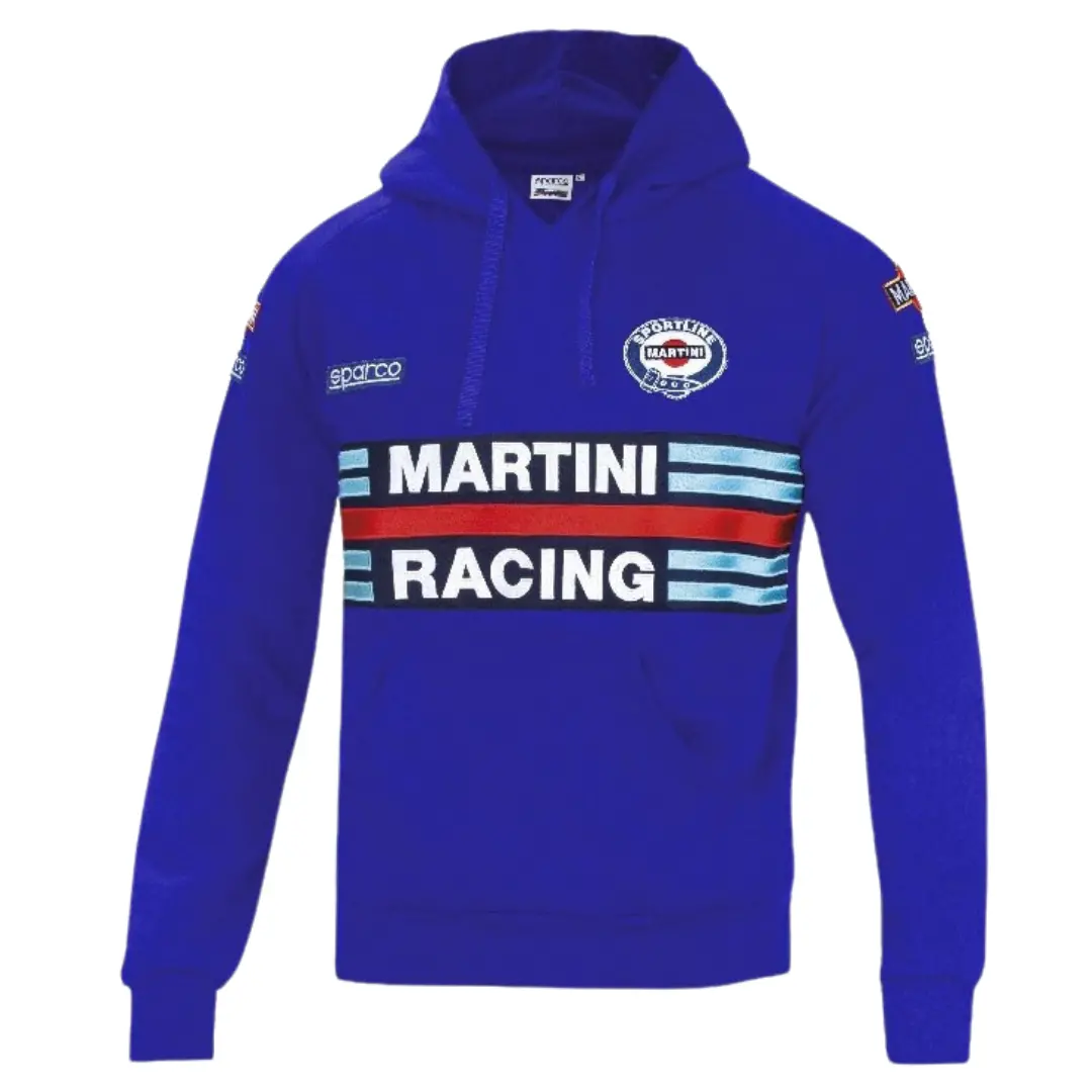 Sudadera Sparco Con Capucha Martini Azul 1