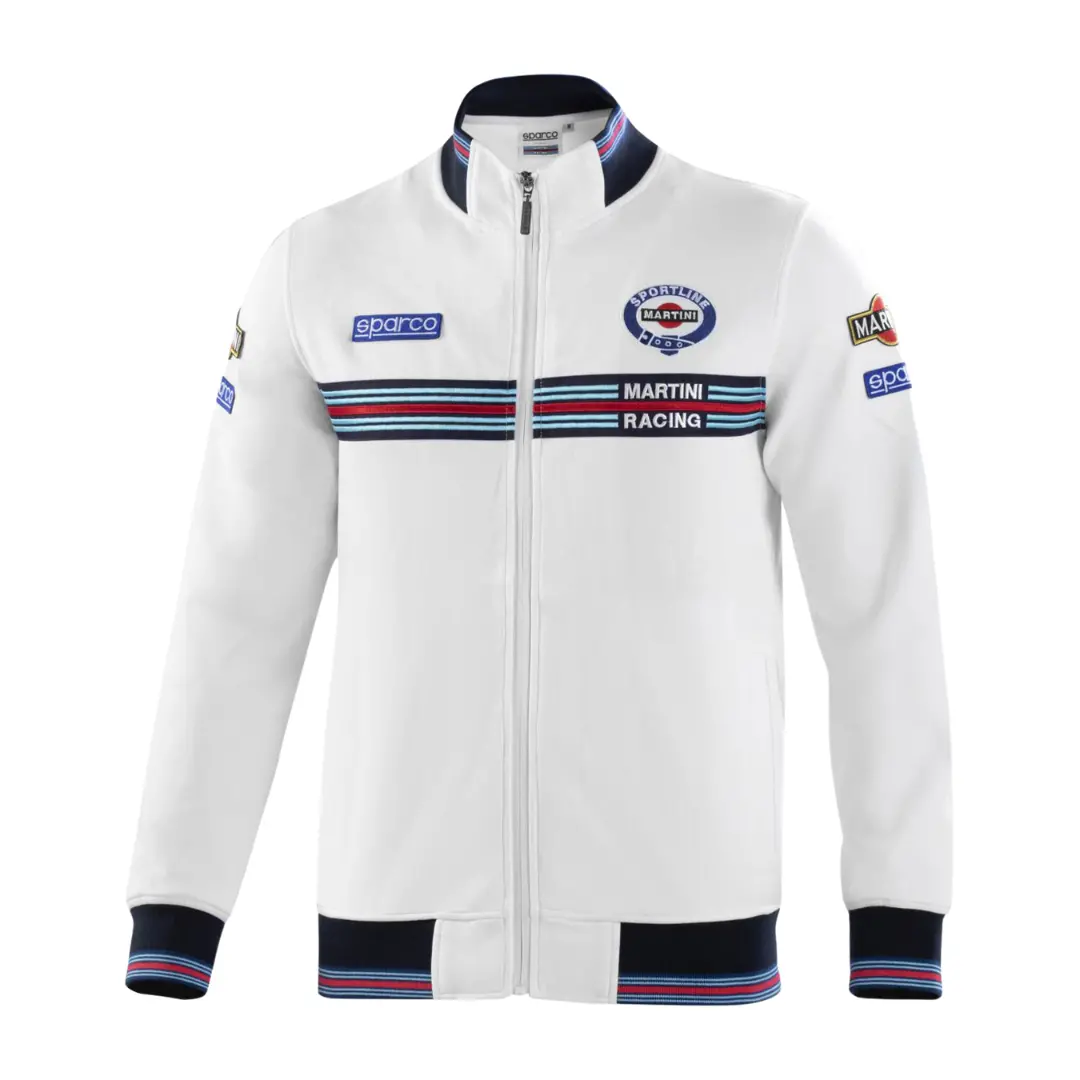 Sudadera Full Zip Martini Racing Blanco 1