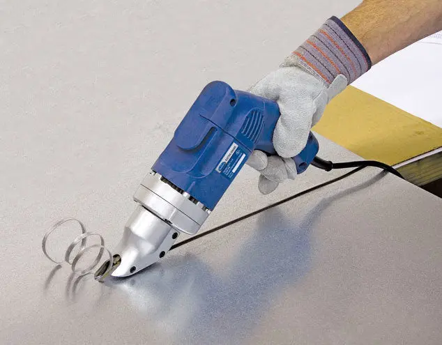 Eastwood Electric Metal Cutting Shears - Variable Speed - 18 Gauge Maximum - Blue 1