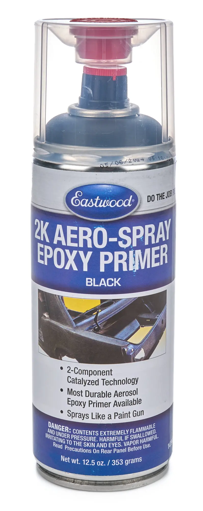 Eastwood 2K Aerospray Epoxy Primer - Primer Black - 12 Oz Aerosol 1