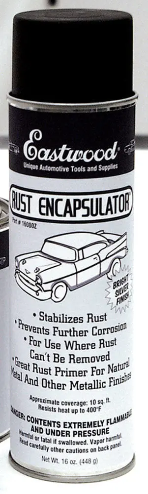 Eastwood Rust Encapsulator Acrylic Enamel Primer - Silver - 15 Oz Aerosol 1