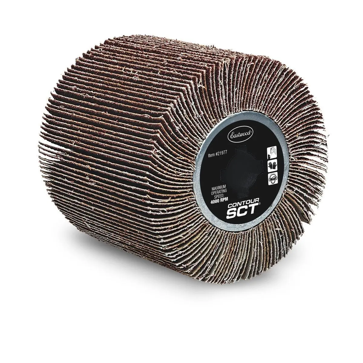 Eastwood Contour Sct Sanding Drum - Flap Drum - 4.5 In Od - 60 Grit 1