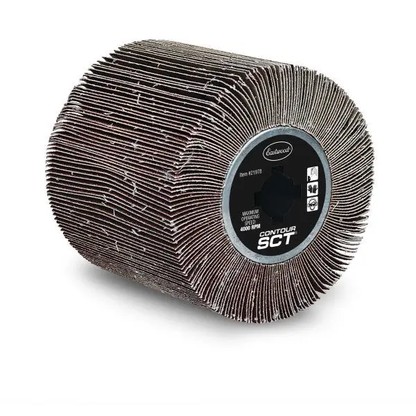 Eastwood Contour Sct Sanding Drum - Flap Drum - 4.5 In Od - 120 Grit 1