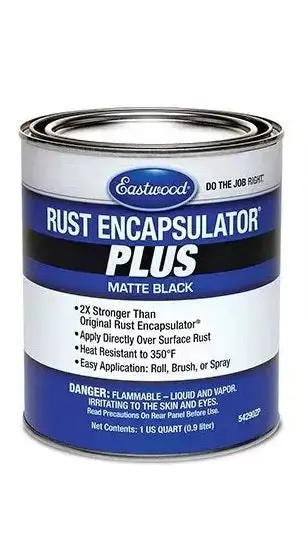 Eastwood Rust Encapsulator Plus Paint - Matte Black - 1 Qt. Can 1