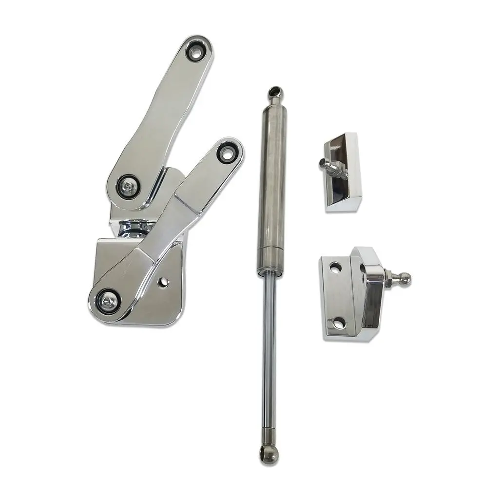 Eddie Motorsports Billet Aluminum Hood Hinge - Polished - Chevy Truck 1947-54 1