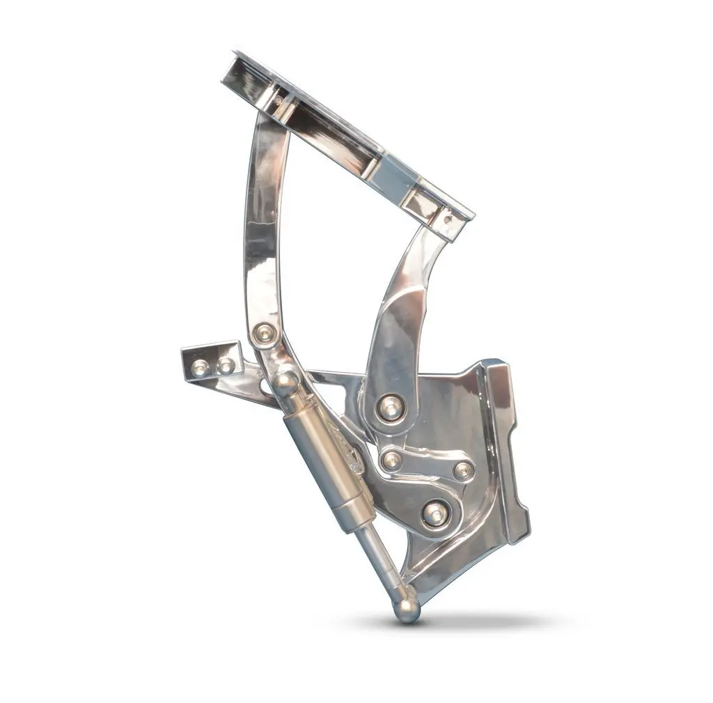 Eddie Motorsports Billet Aluminum Hood Hinge - Polished - Gm Fullsize Car 1957 1