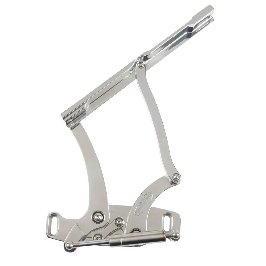 Eddie Motorsports Billet Aluminum Hood Hinge - Polished - Gm A-Body 1965-67 1