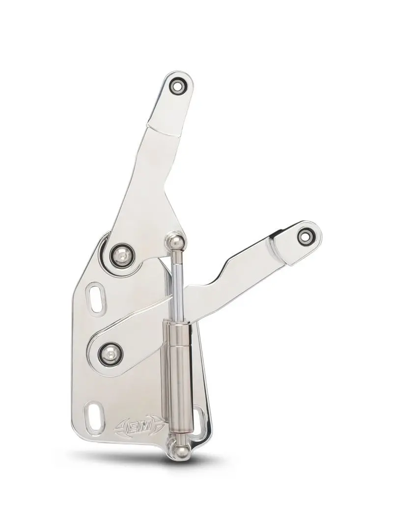 Eddie Motorsports Billet Aluminum Hood Hinge - Polished - Ford Fullsize Truck 1953-56 1