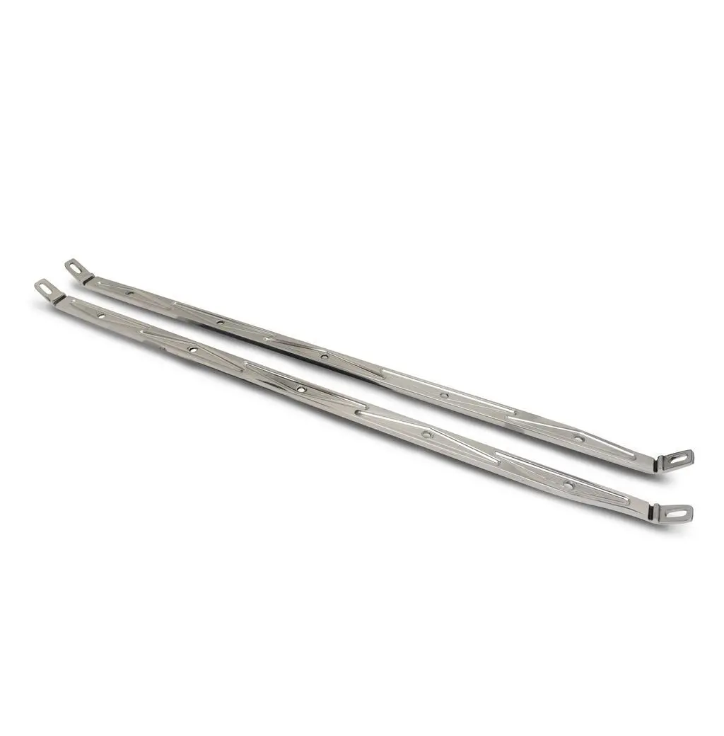 Eddie Motorsports Billet Aluminum Hood Support - Polished - Chevy Fullsize Car 1955-57 (Pair) 1