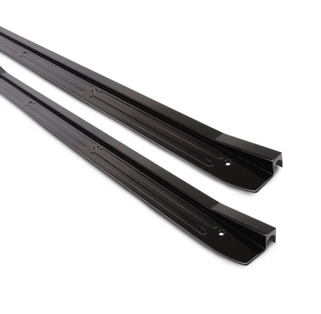Eddie Motorsports Billet Aluminum Door Sill Plates - Right Side - Matte Black - Gm F-Body 1967-69 (Pair) 1