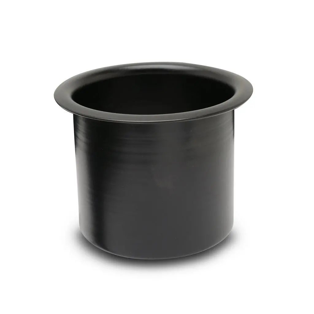 Eddie Motorsports Billet Aluminum Medium Cup Holder - Matte Black 1