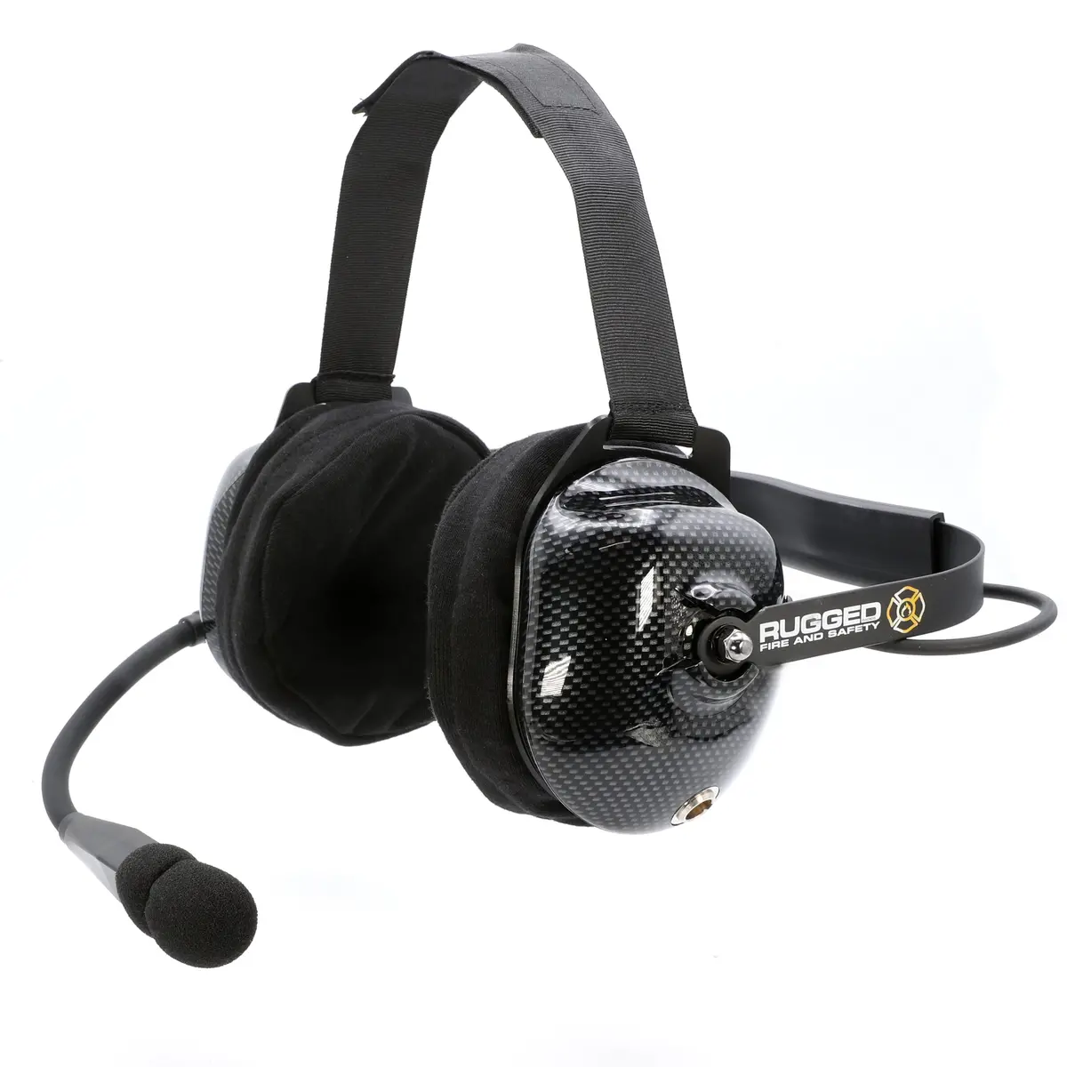 Rugged Radios Fhs Behind-The-Head Fire Safety Industrial Headset - No Buttons / No Cable 1
