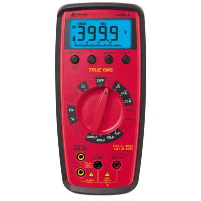 Amprobe Dmm - 4000 Count, Backlight, True Rms, Temperature (Flk-34Xr-A) 1