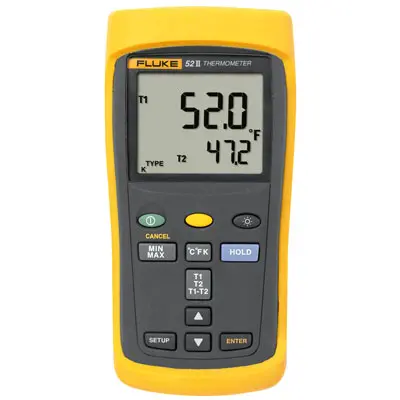 Fluke 52-2 Dual Input Digital Thermometer (Flk-52-2) 1