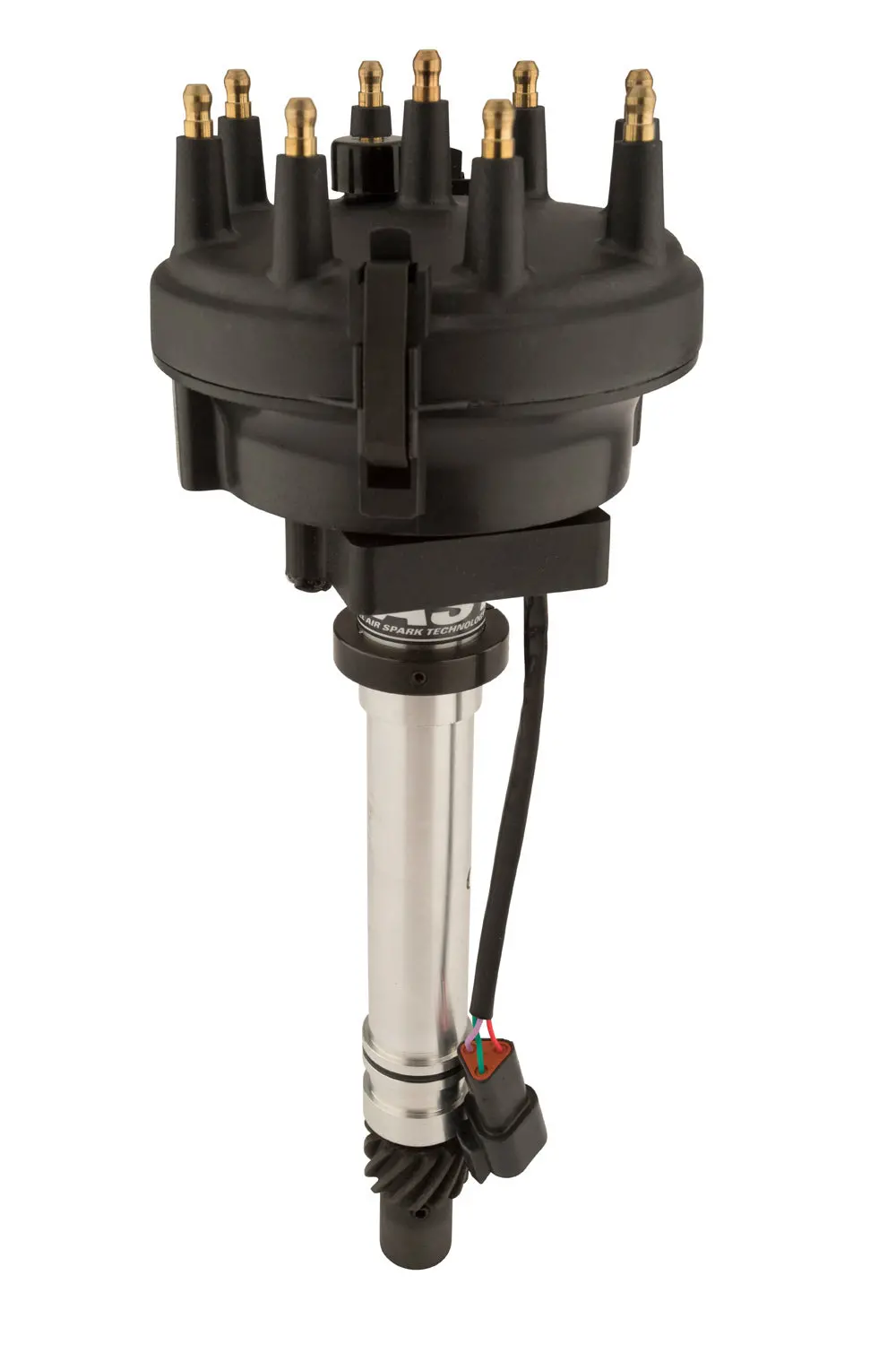 F.A.S.T. Race Billet Distributor - Magnetic Trigger - Locked Advance - Large Cap - Blue - Chevy V8 1