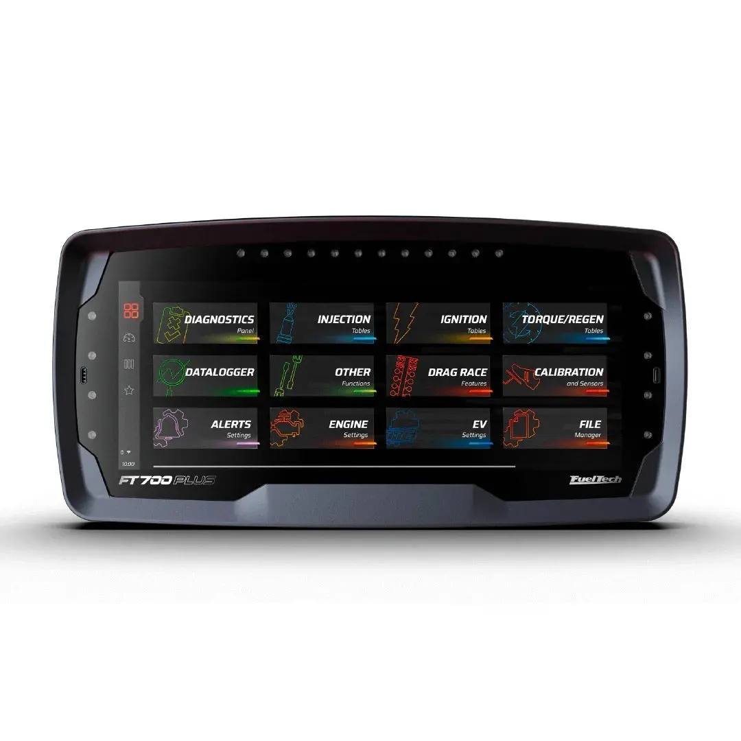 Fueltech Ecu Data Monitoring System - Lcd Screen / Led Lights - Fueltech Ft700 Plus Efi 1