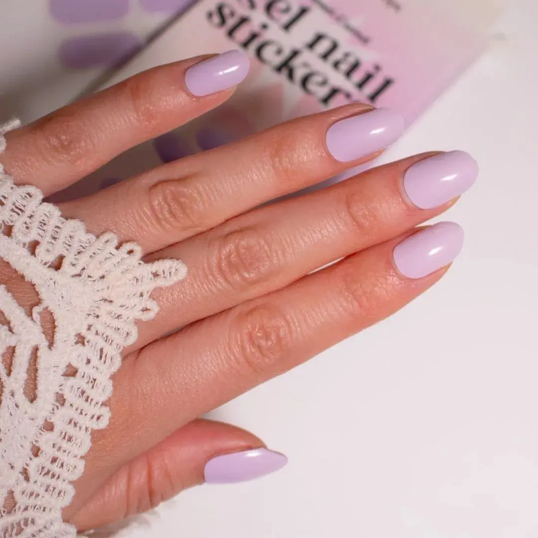 French Lavender Nail Sticker Set 1