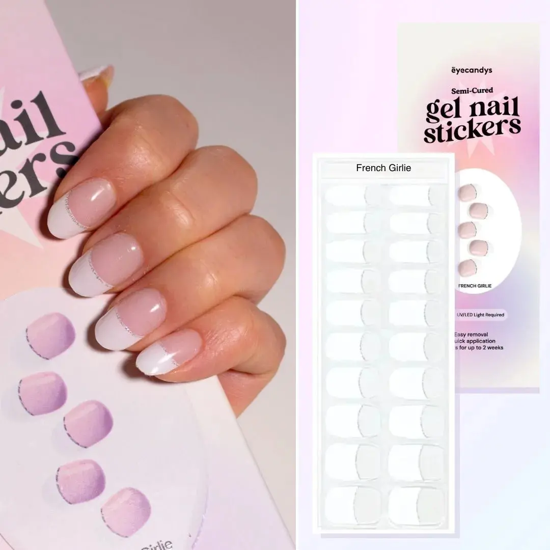 French Girlie Gel Nail Sticker Set 1