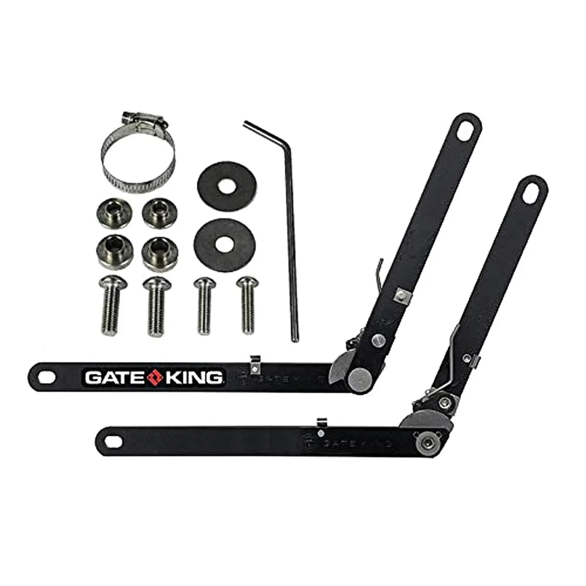 Gate King Tailgate Adjuster - 200 Lb Capacity - Chromoly - Black - Ford Fullsize Truck 2004-14 1