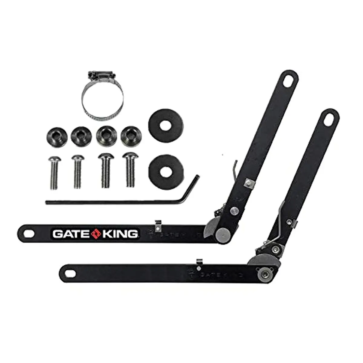 Gate King Tailgate Adjuster - 200 Lb Capacity - Chromoly - Black - Ford Fullsize Truck 2015-24 1