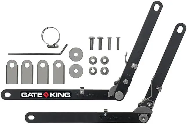 Gate King Tailgate Adjuster - 200 Lb Capacity - Chromoly - Black - Toyota Fullsize Truck 2007-21 1