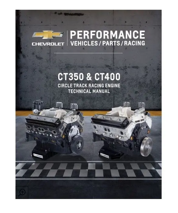 Ct350 And Ct400 Circle Track Racing Engine Technical Manual - 47 Pages - Paperback 1