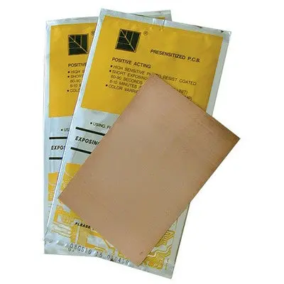 Single-Sided Copper Clad Presensitized Board, 100X150x1.6Mm (Gs-1015) 1