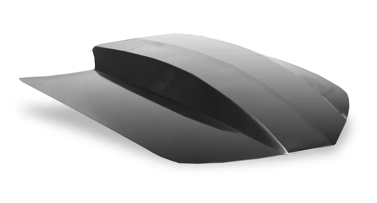 Harwood Cowl Induction Fiberglass Hood - Black - Chevy Camaro 2010-14 1