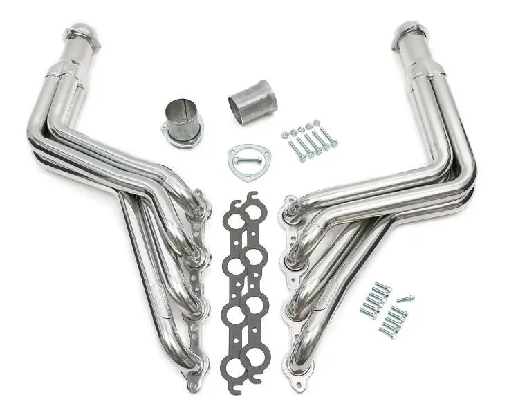 Hedman Hedders Long Tube Ls Swap Headers - 1.75 In Primary - 3 In Collector - Silver Ceramic - Gm Ls-Series - Gm A-Body 1968-72 (Pair) 1