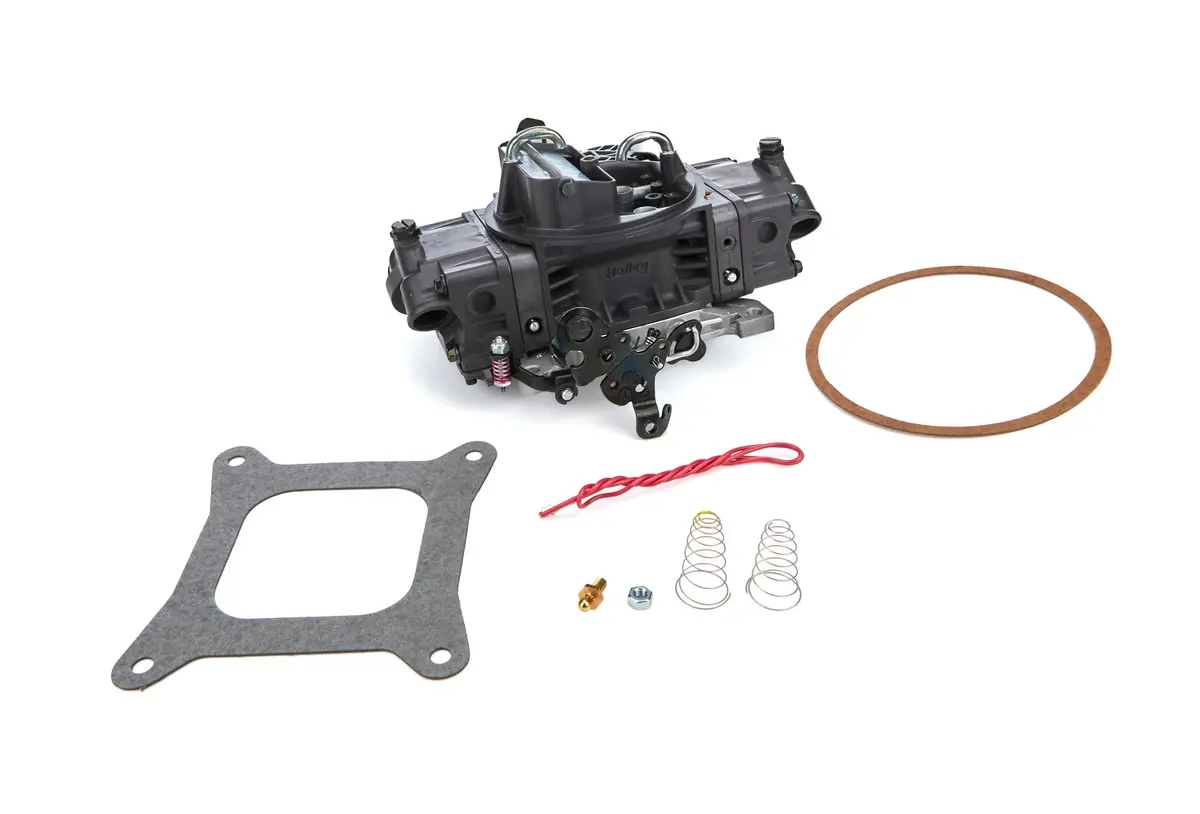 Holley Marine Avenger Model 4150 4-Barrel Carburetor - 670 Cfm - Square Bore - Electric Choke - Vacuum Secondary - Dual Inlet - Gray 1