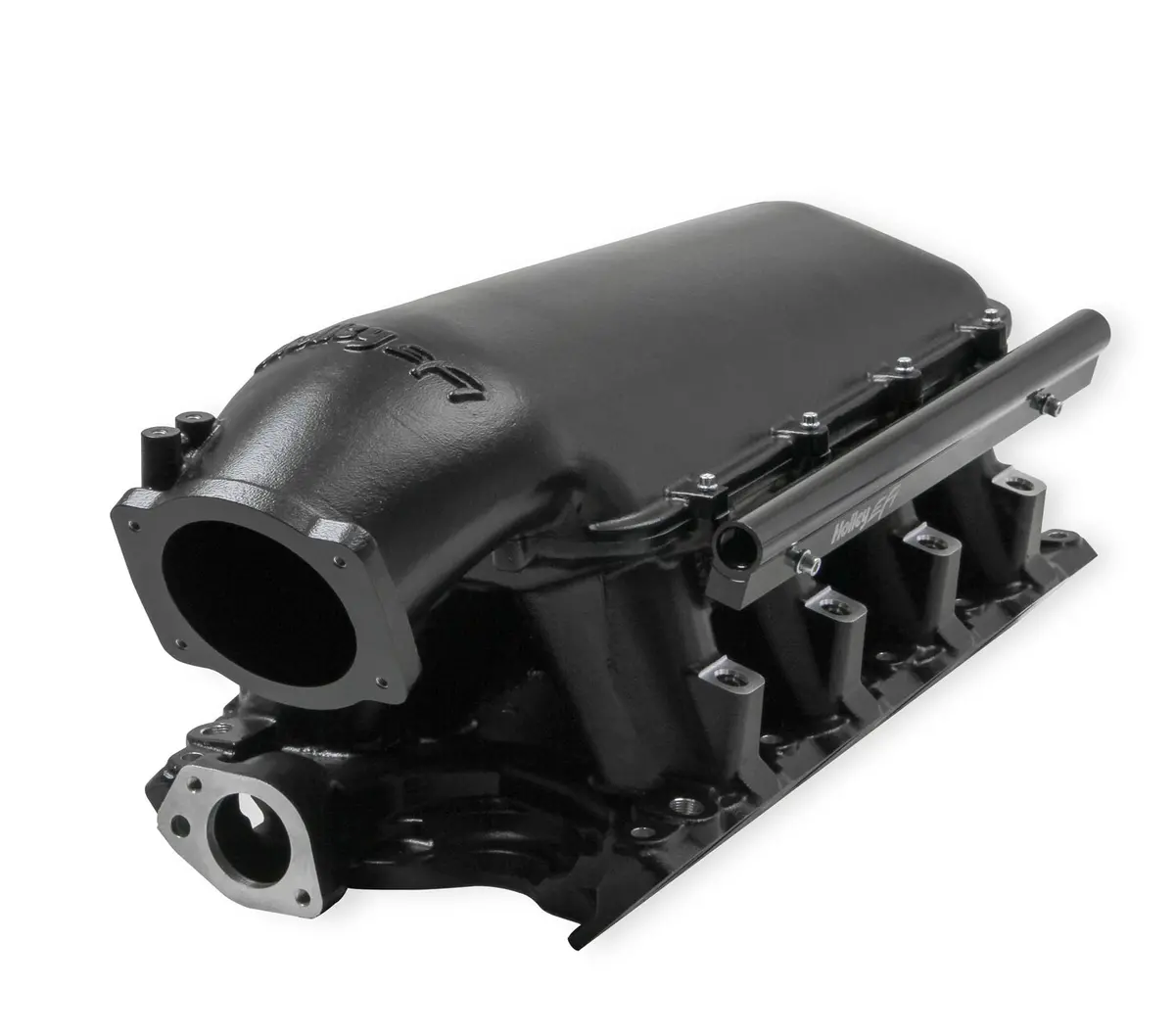 Holley Efi Hi-Ram Efi Intake Manifold - 95 Mm Throttle Body Flange - Tunnel Ram - Fuel Rails Included - Black - 351W 1