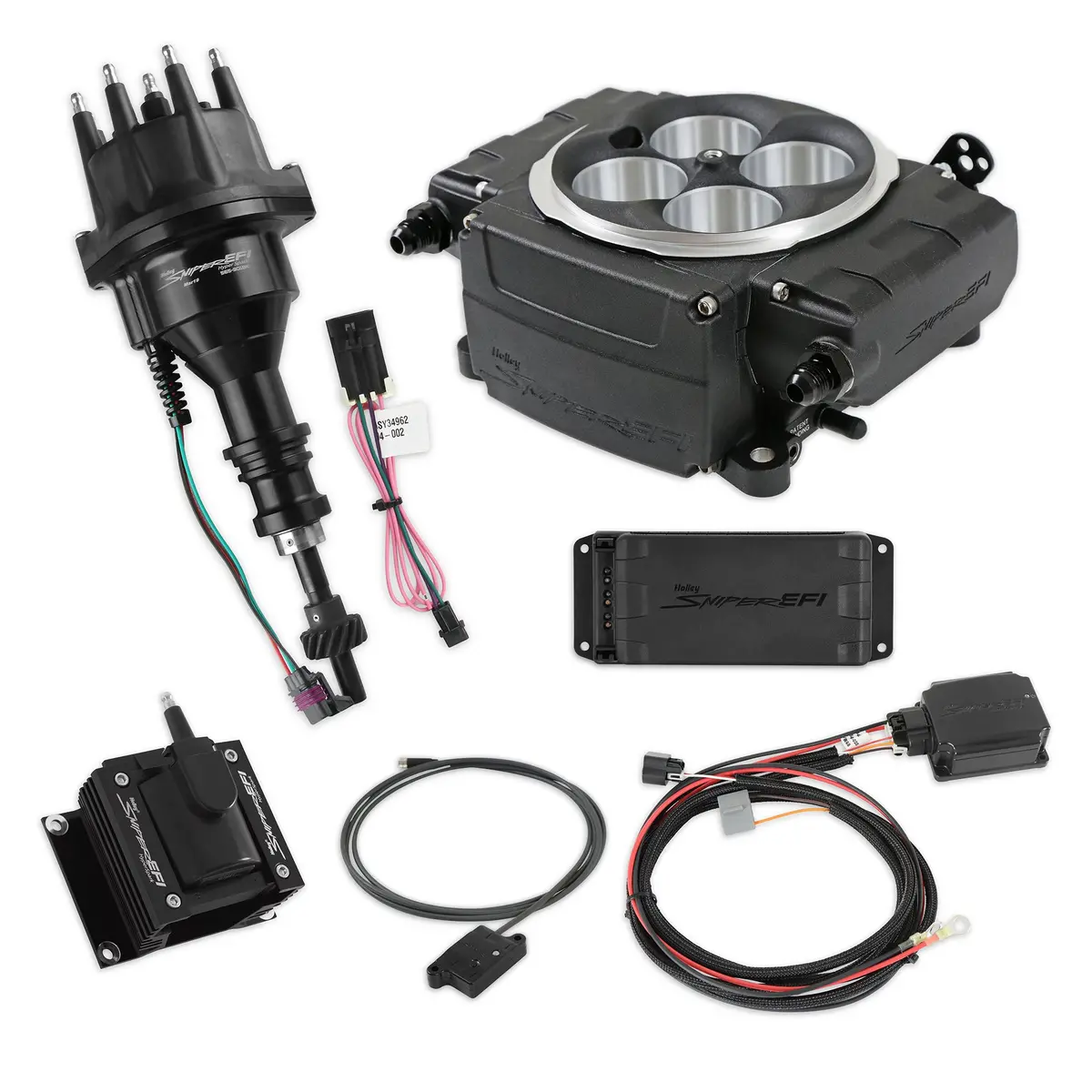Sniper 2 Efi Fuel Injection Bundle Kit - Black - Small Block Ford 550-511-Bpx-Sbf 1