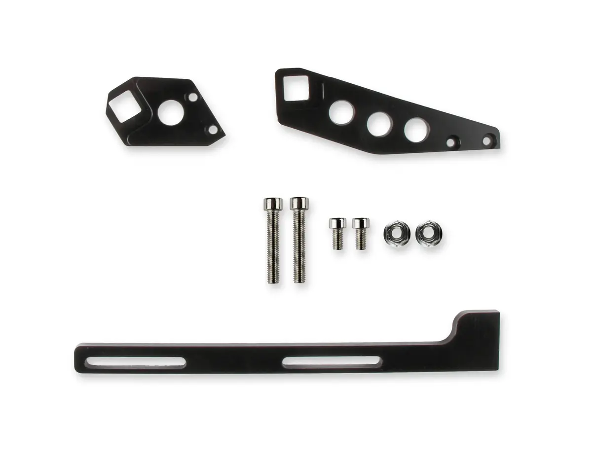 Holley Sniper Efi Manifold Mount Aluminum Throttle Cable Bracket - Black - Sniper Efi Fabricated Intakes - Ls1 - Gm Ls-Series 1