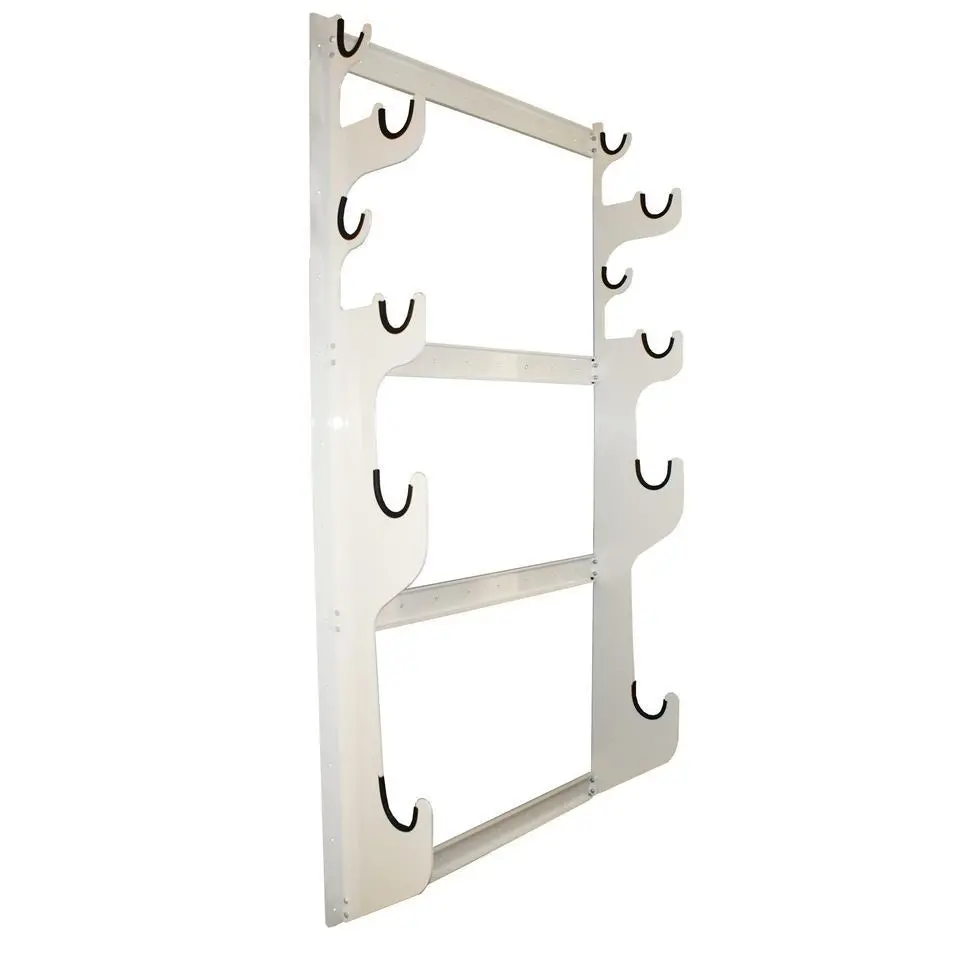 Hrp Wall Mount Axle Rack - Holds 2 Axles - White 1