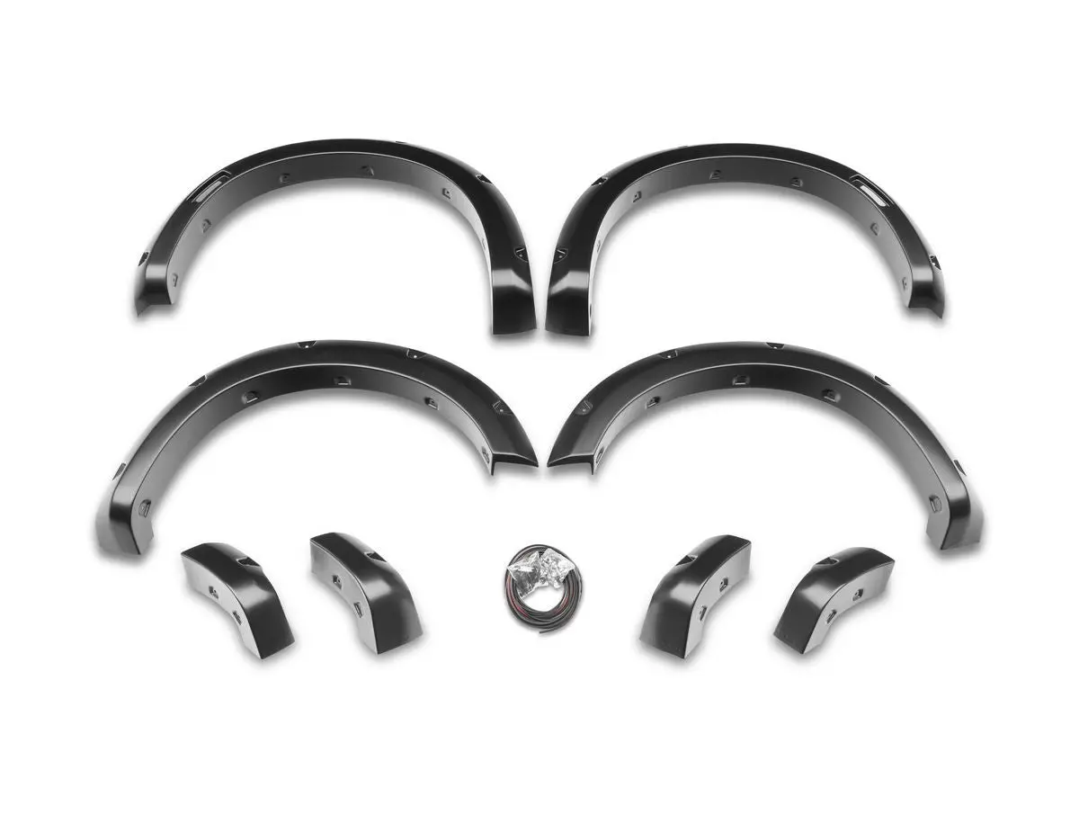 Husky Liners Pocket Style Fender Flares - Front / Rear - Black - Gm Fullsize Truck 2007-13 1