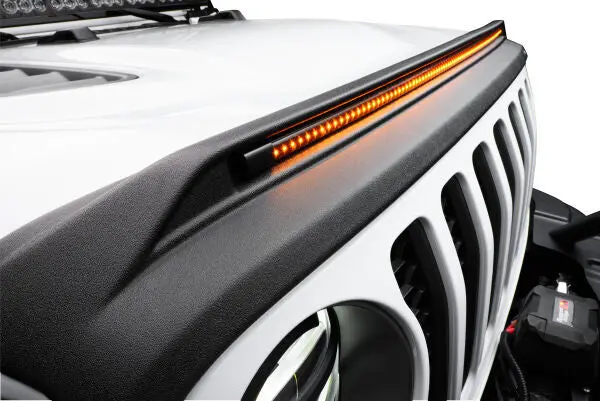 Husky Liners Aeroskin Lightshield Pro Hood Protector - Black - Ford Fullsize Truck 2015-20 1