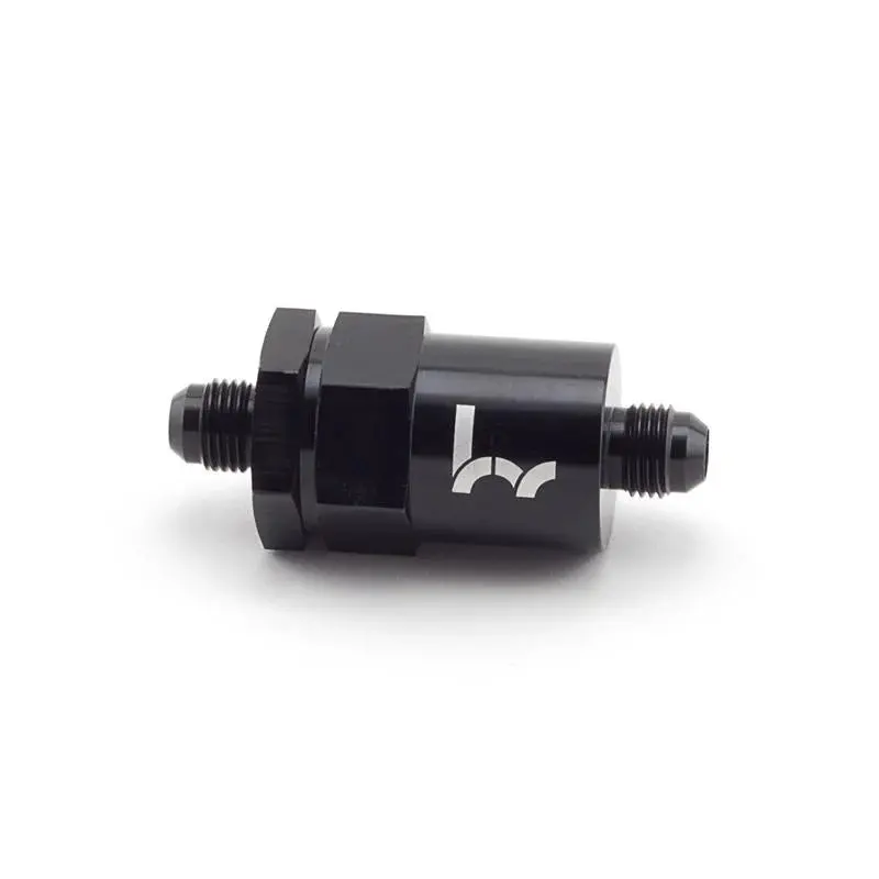 Hybrid Racing Black Inline Fuel Filter -6An To -6An (Universal) 1