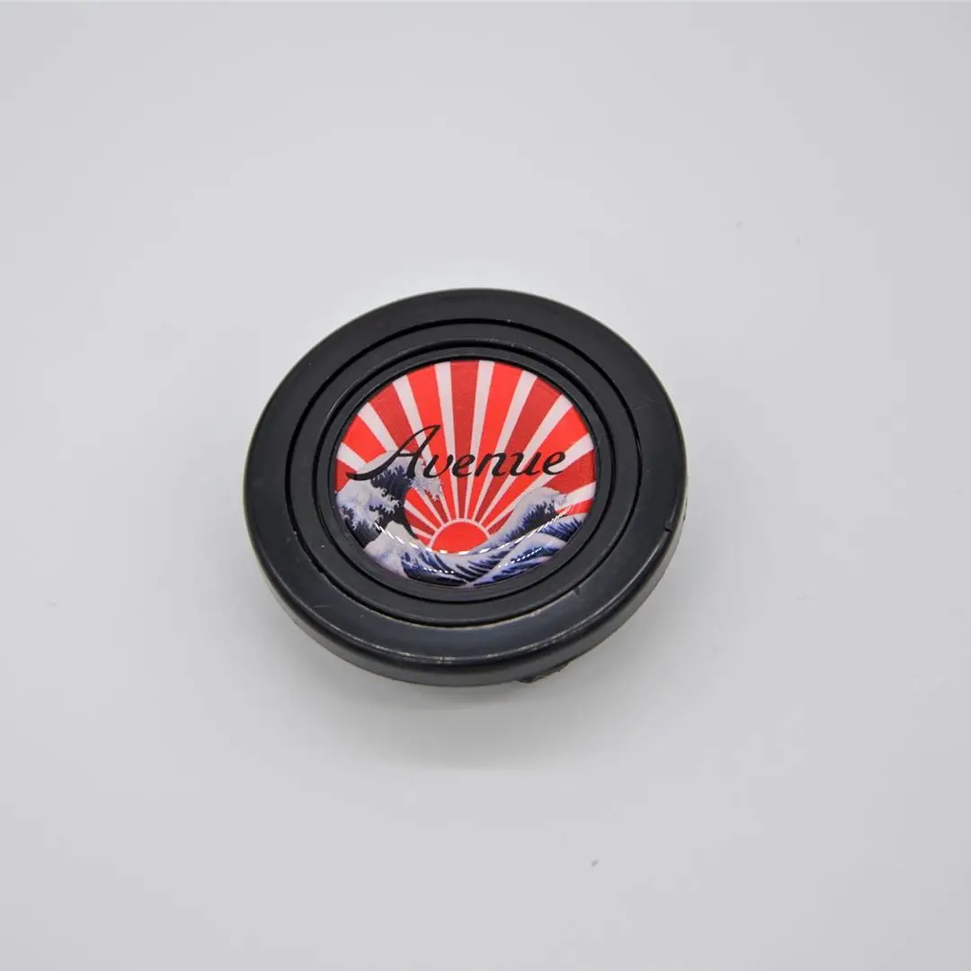Avenue Logo Jdm Rising Sun & Wave Horn Button 1