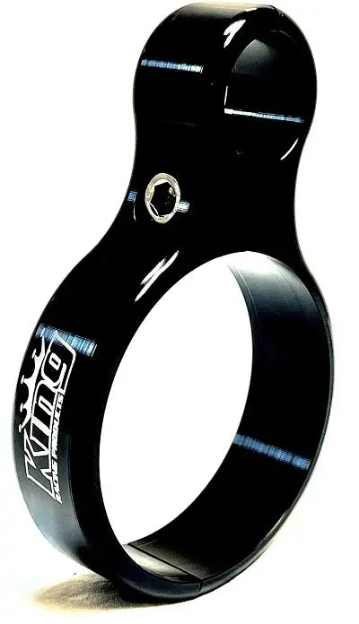King Clamp-On Fire Extinguisher Mount - 1-3/8 In Tubing - 5 Lb Lifeline 360 Bottle - Black 1